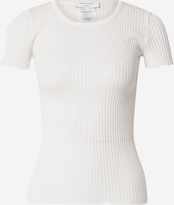 rosemunde Tröja i vit: framsida