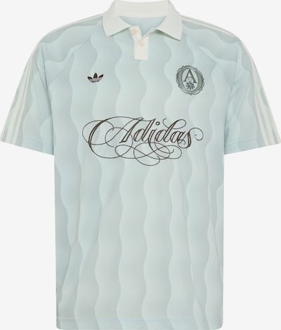 XS dydžio Marškinėliai iš ADIDAS ORIGINALS, spalva – pilka / mėtų spalva / juoda / balta, Prekių apžvalga