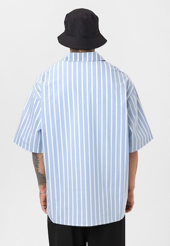 Dandalo Comfort fit Button Up Shirt 'Job' in Blue