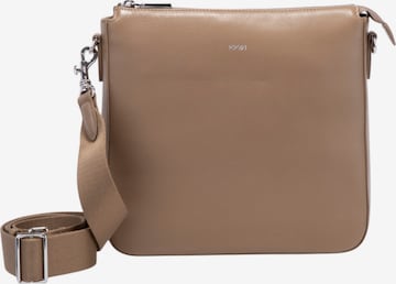 JOOP! Schoudertas 'Sofisticato 1.0 Jasmina' in Bruin: voorkant