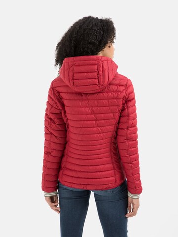 CAMEL ACTIVE Steppjacke mit abnehmbarer Kapuze in Rot