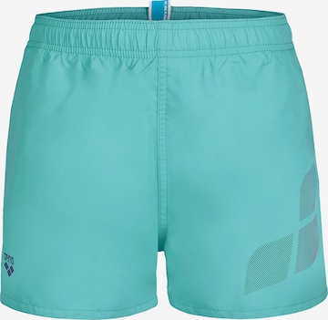 ARENA Athletic Swimwear in Blue: front