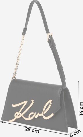 Karl Lagerfeld Schultertasche in Schwarz