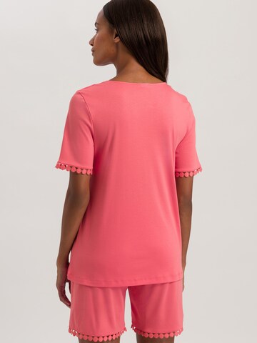 Hanro Korte pyjama ' Rosa ' in Roze