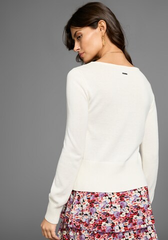 LAURA SCOTT Strickjacke in Weiß