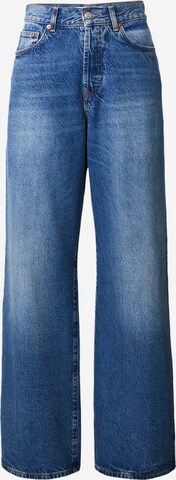 TOPSHOP Wide leg Jeans in Blauw: voorkant