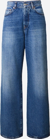 TOPSHOP Wide leg Jeans in Blue: front