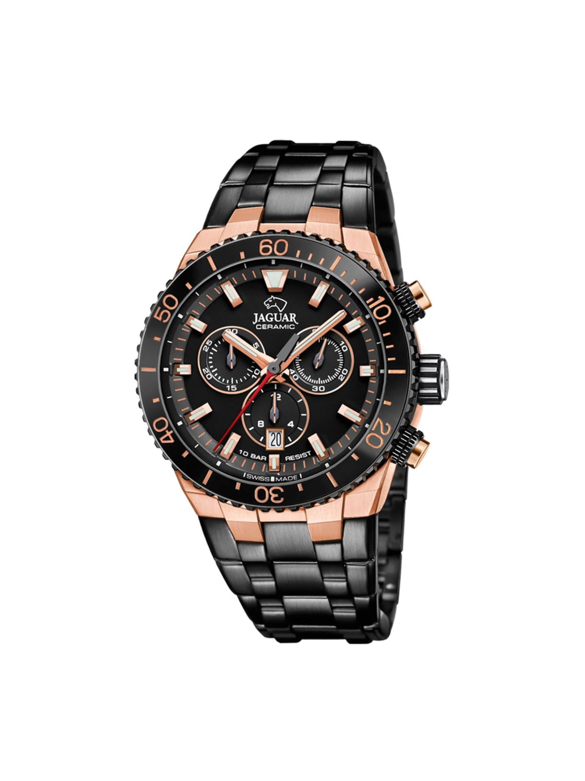 Jaguar Analog watch in Black: front