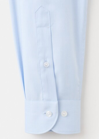 MANGO MAN Slim fit Button Up Shirt 'Emporda' in Blue