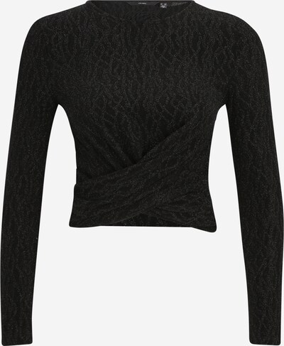Vero Moda Petite Camiseta 'KANZ' en negro / negro moteado, Vista del producto