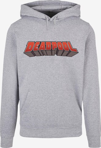 ABSOLUTE CULT Sweatshirt 'Deadpool' in Grijs: voorkant