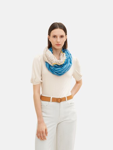 TOM TAILOR Scarf in Beige: front