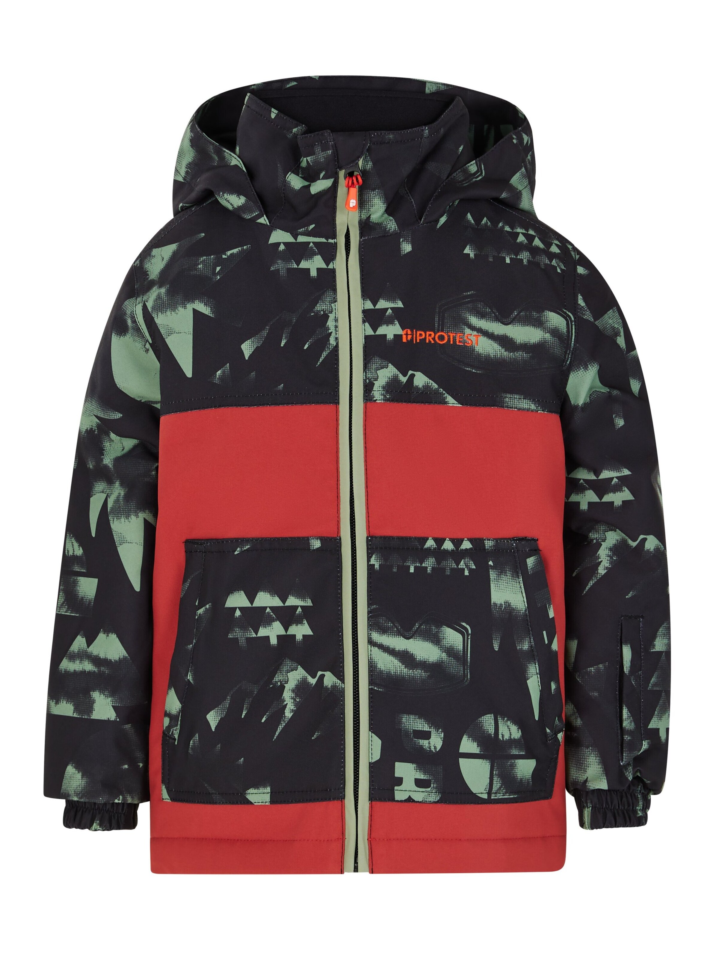 PROTEST Sportjacke 'PRTRICK TD'‌‌‌‌‌‌‌‌‌ in Schwarz: Vorderseite