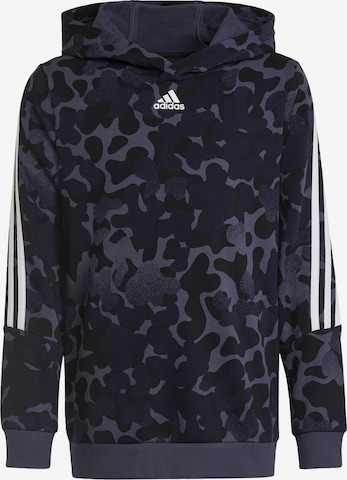 ADIDAS SPORTSWEAR Athletic Sweatshirt 'Future Icons 3-Stripes Graphic' in Black: front
