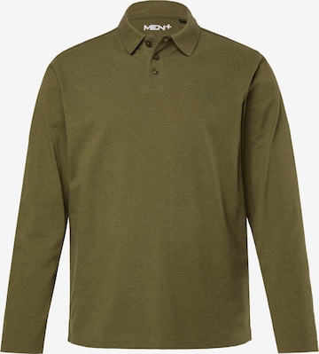 Men Plus Shirt in Grün: Vorderseite