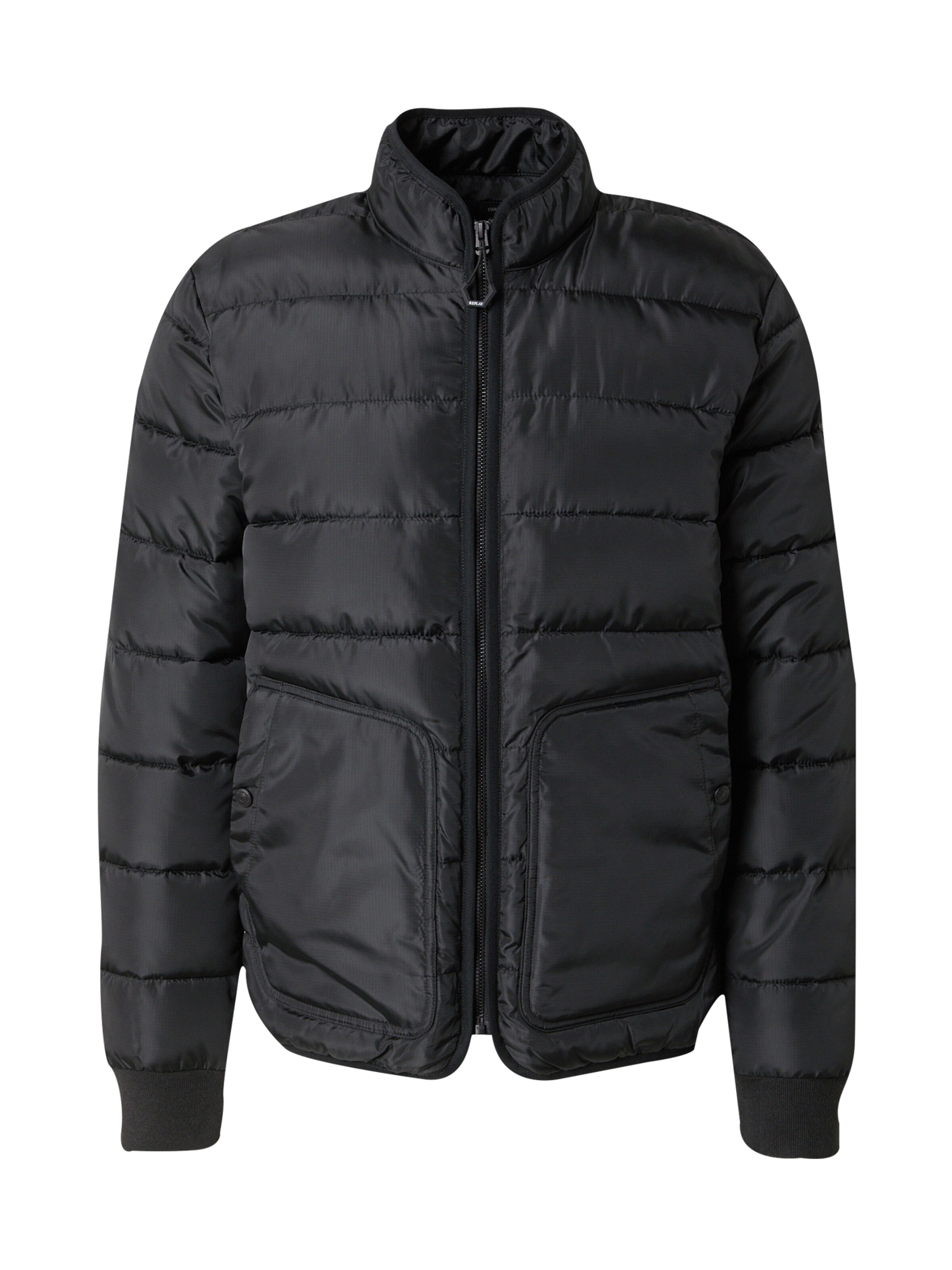 REPLAY Between-Season Jacket in Black: front