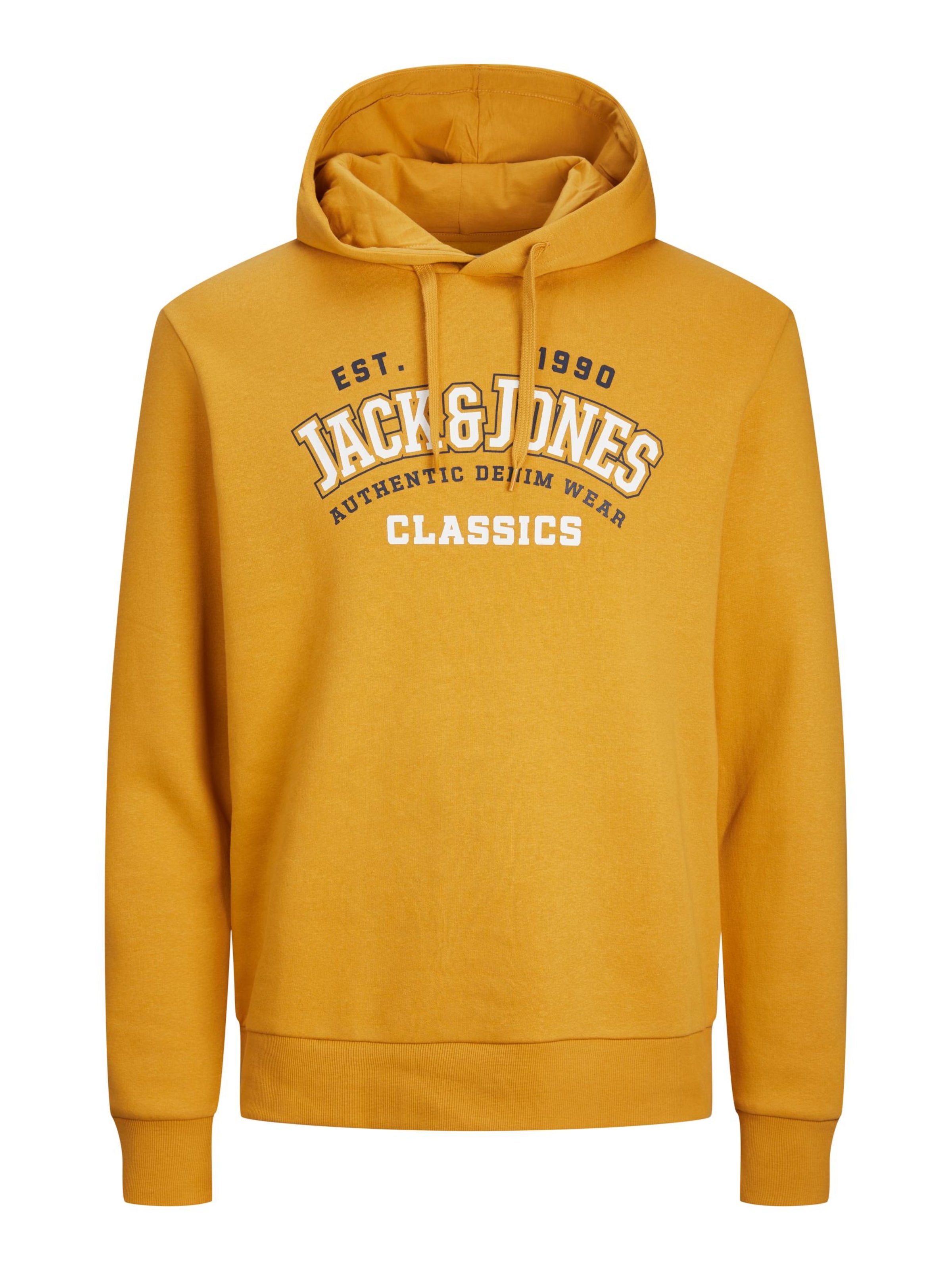 JACK & JONES Sweatshirt i gul: forside
