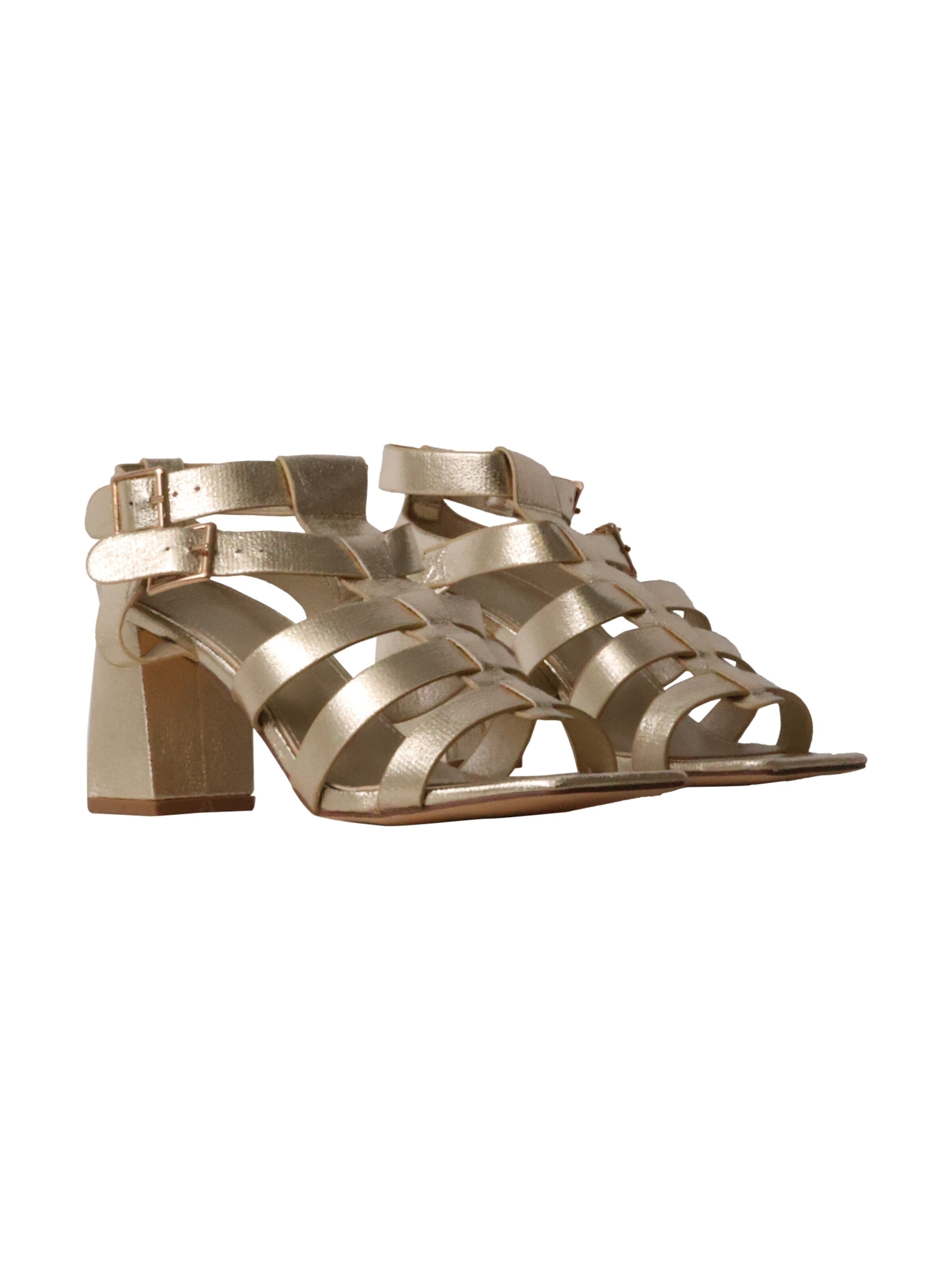 Super Mode Sandal 'Bellucci-Sandalen mit Absatz' in Gold