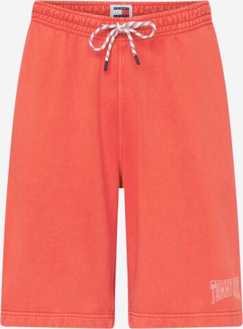 regular Pantaloni di Tommy Jeans in rosso: frontale