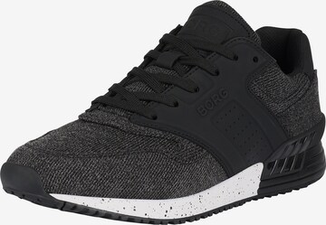 BJÖRN BORG Athletic Shoes 'R145 KNT' in Black: front