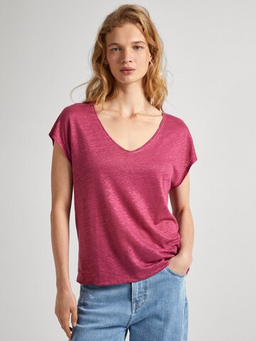 Pepe Jeans T-Shirt 'LOTTIE' in Pink: predná strana