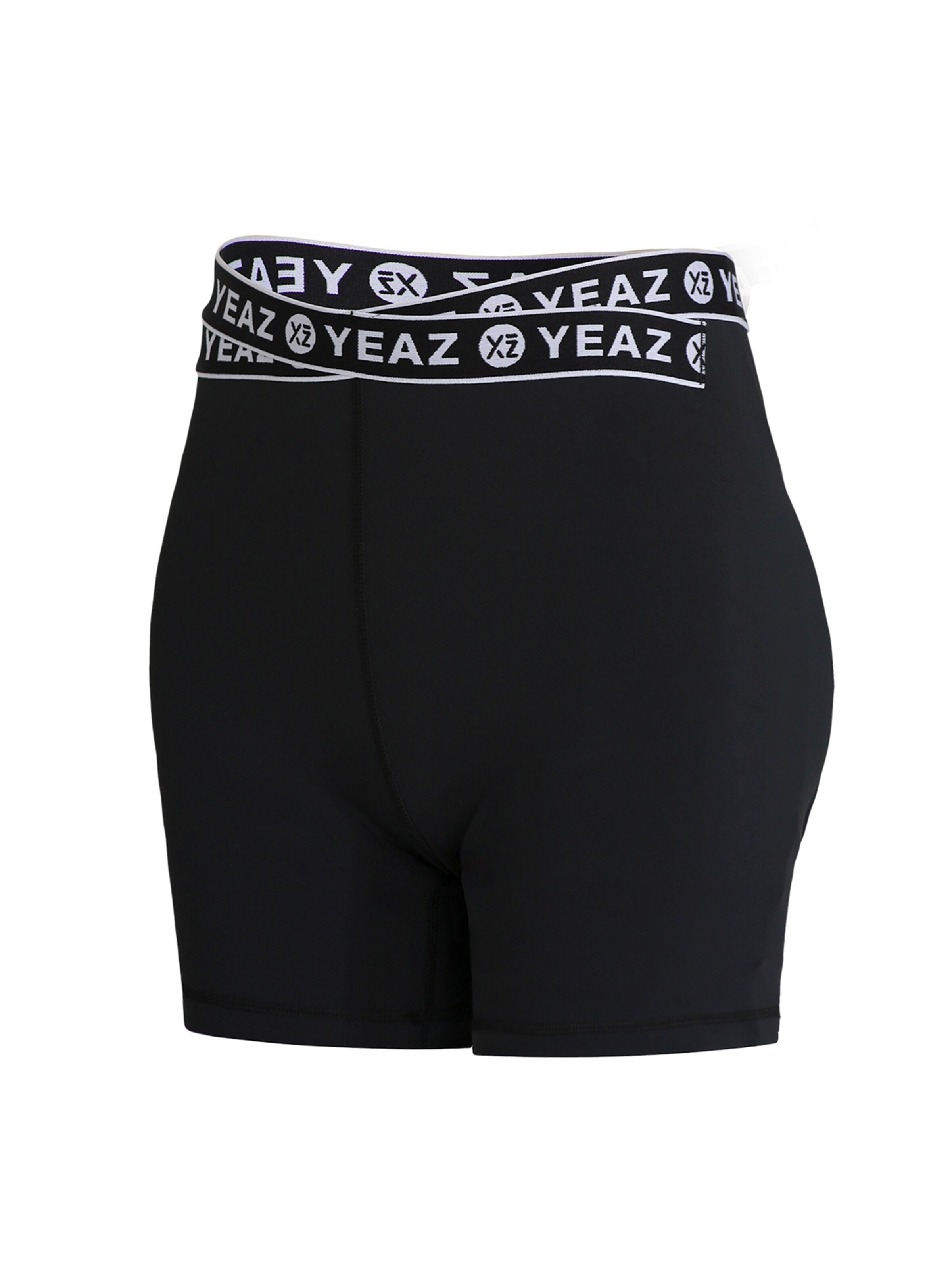 YEAZ Skinny Παντελόνι φόρμας 'REVOLUTE' σε μαύρο: μπροστά