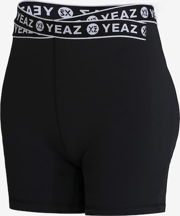 juoda YEAZ Siauras Sportinės kelnės 'REVOLUTE': priekis