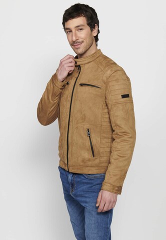 Veste mi-saison KOROSHI en marron
