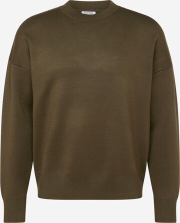 BURTON MENSWEAR LONDON Sweater in Green: front