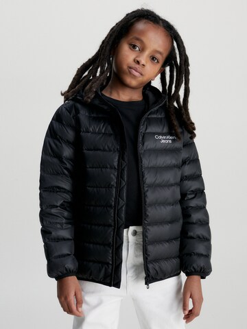 Calvin Klein Jeans Between-season jacket in Black: front