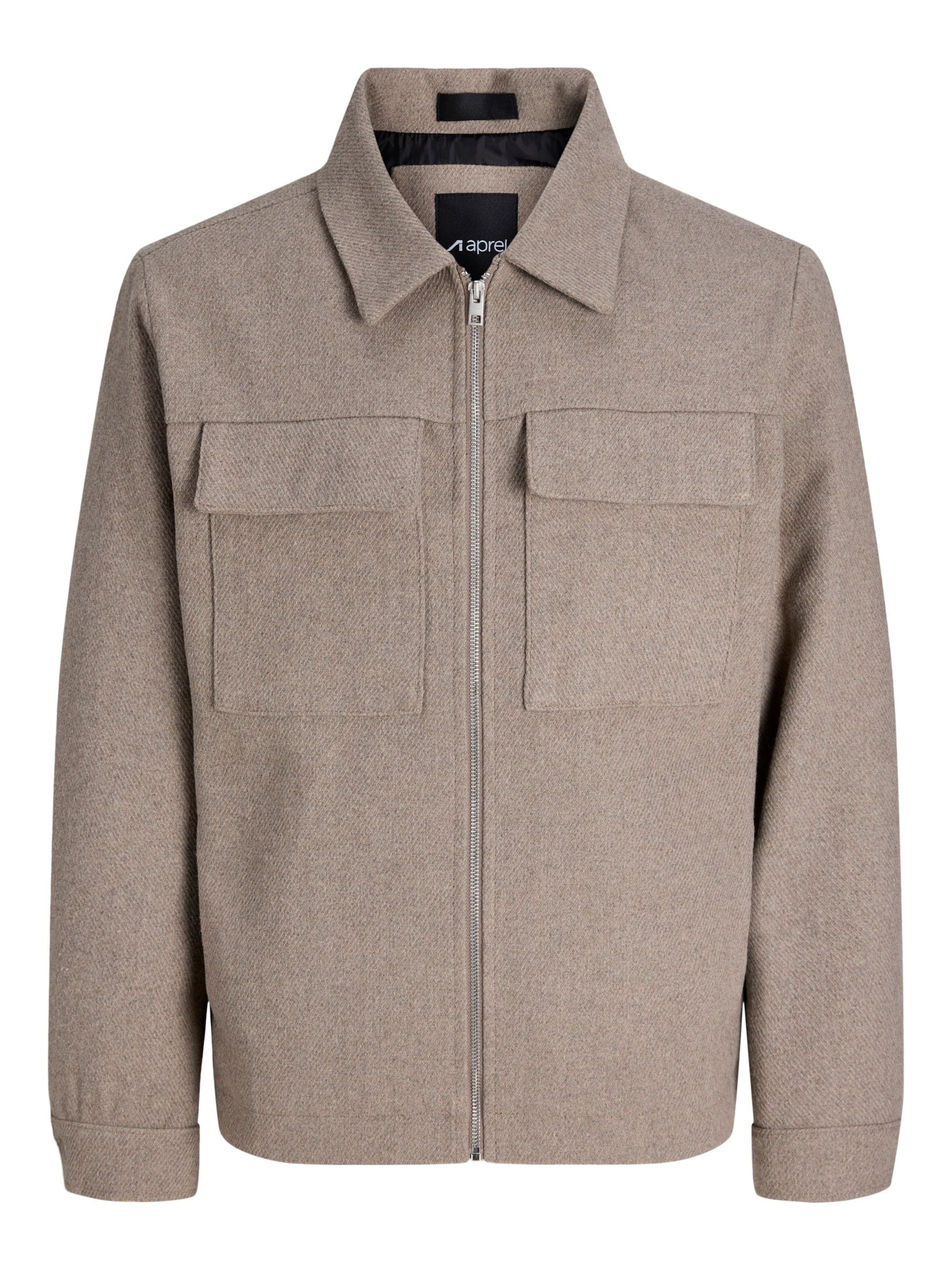 aprel - Chaqueta de entretiempo 'Aprel' en marrón: frente