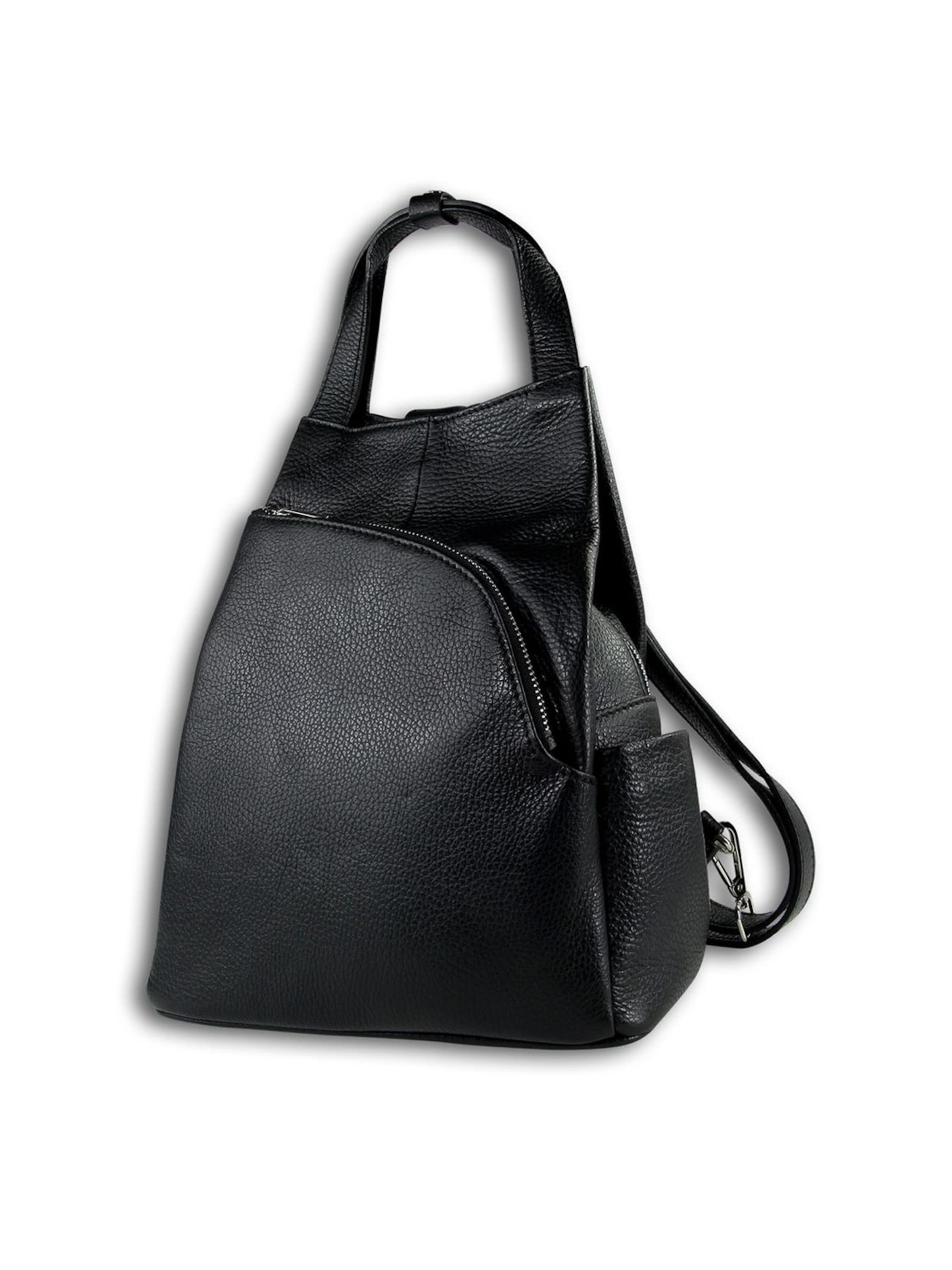 Sac à dos Toscanto en noir : devant