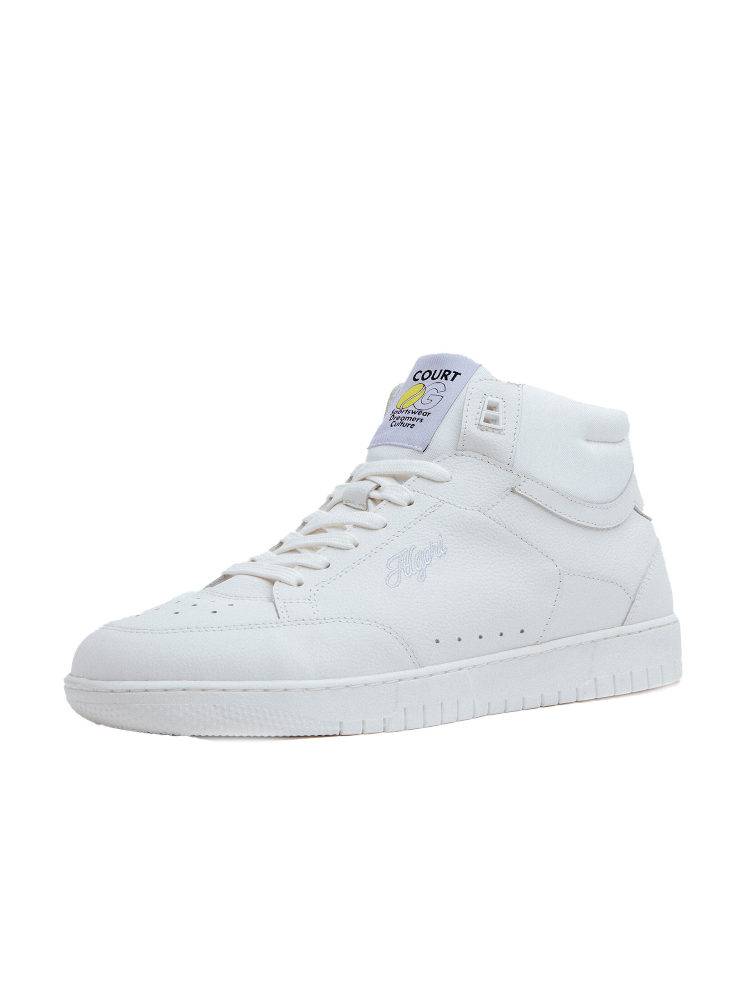 Algori High-Top Sneakers in White: front