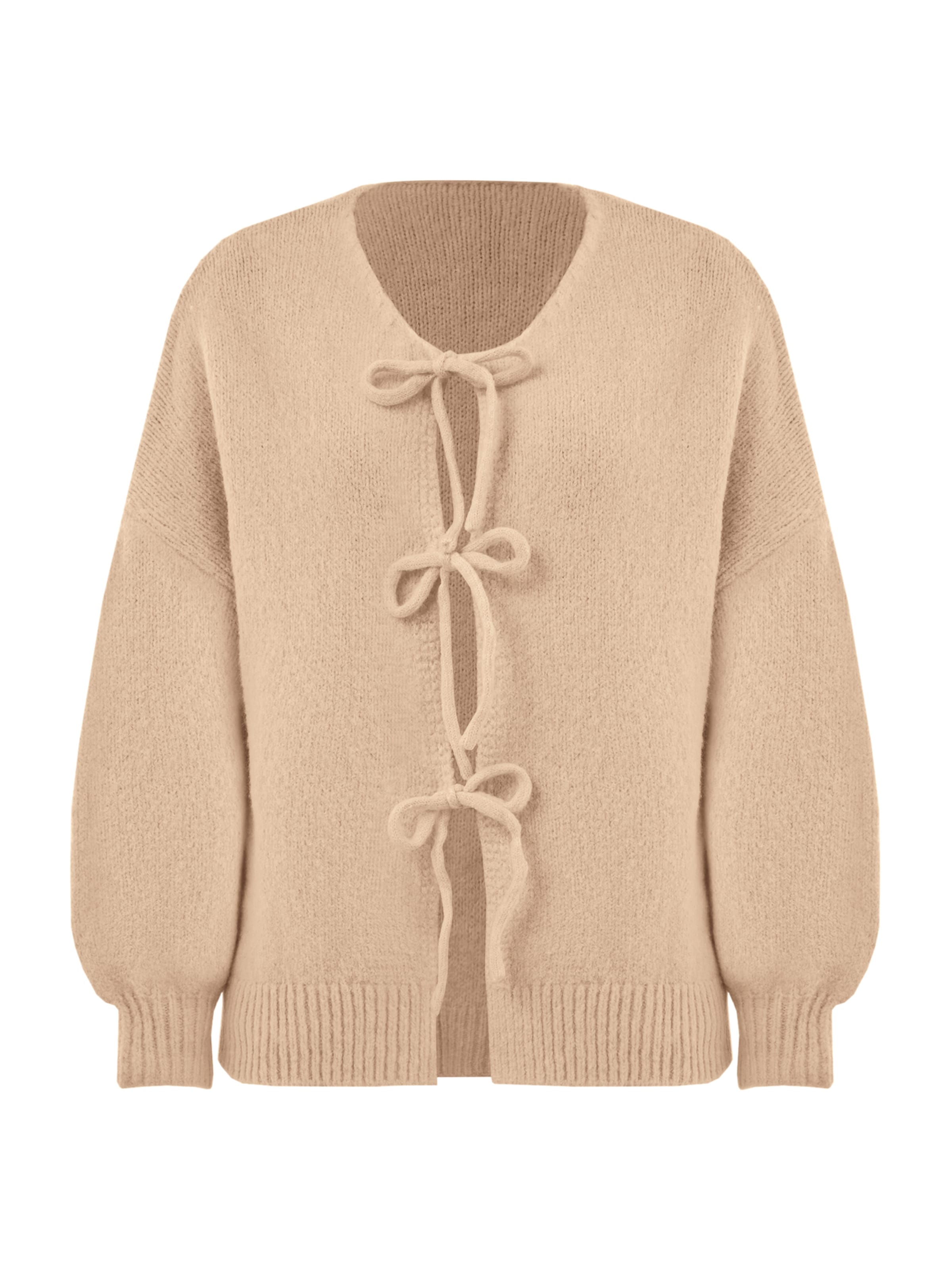 Geacă tricotată Imily Bela pe bej, Vizualizare produs