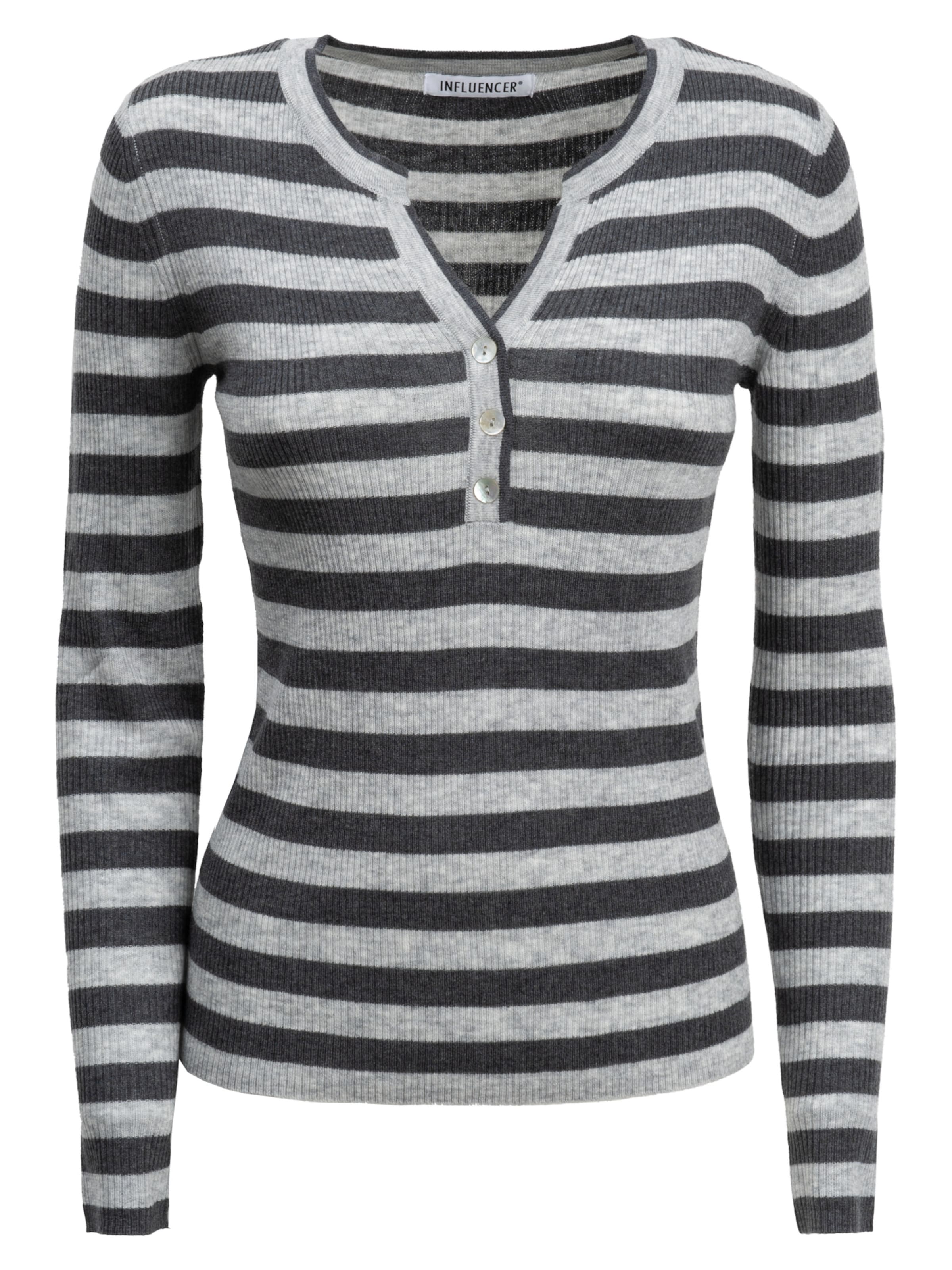 Influencer - Jersey en gris: frente