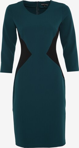 Awesome Apparel Sheath Dress in Green: front