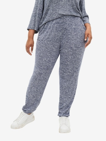 Zizzi Loose fit Pants 'VGIA' in Blue: front