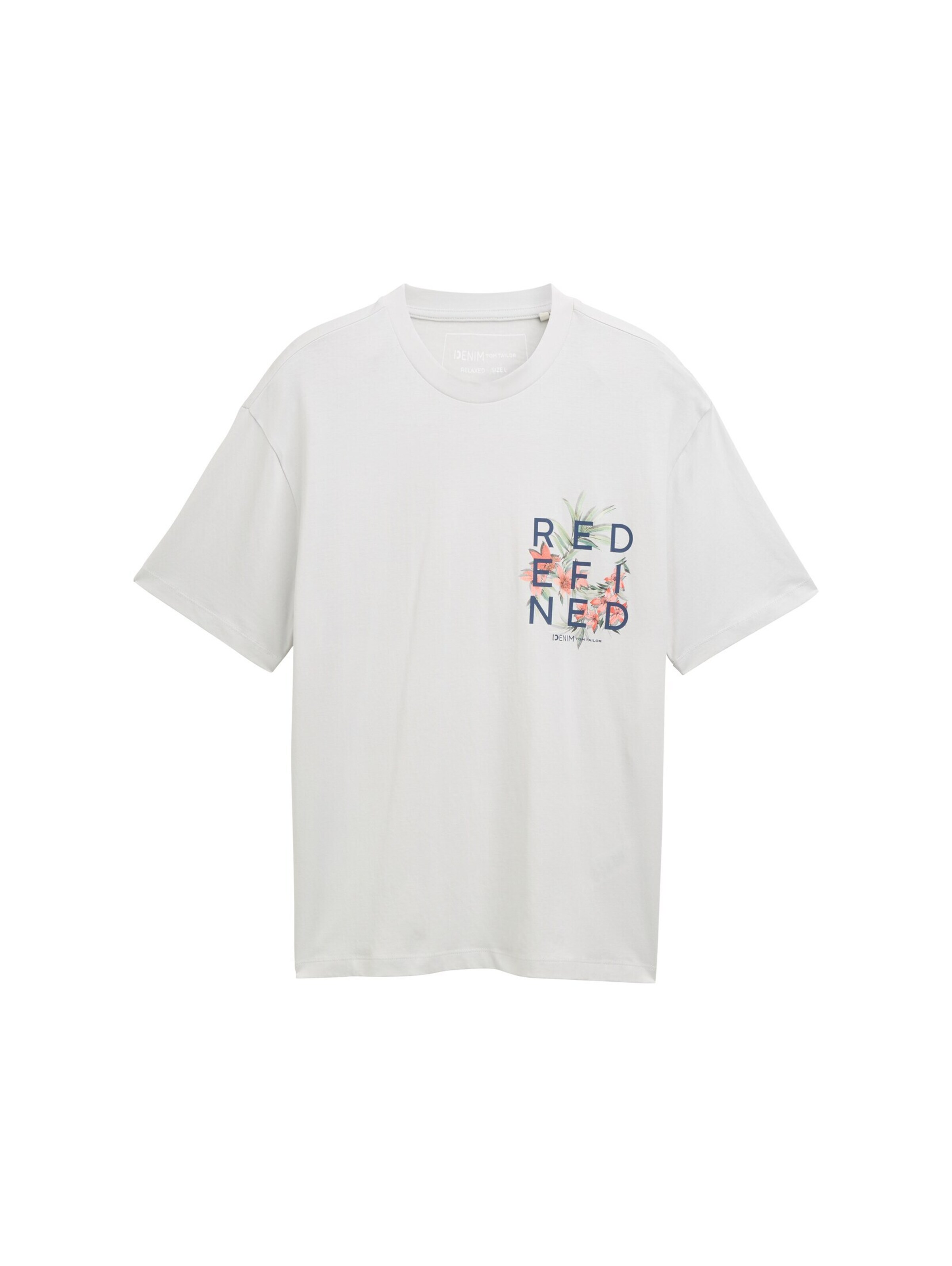 TOM TAILOR DENIM Shirt in Grey: front