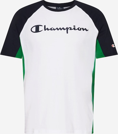 Champion Authentic Athletic Apparel Camisa em navy / verde relva / branco, Vista do produto