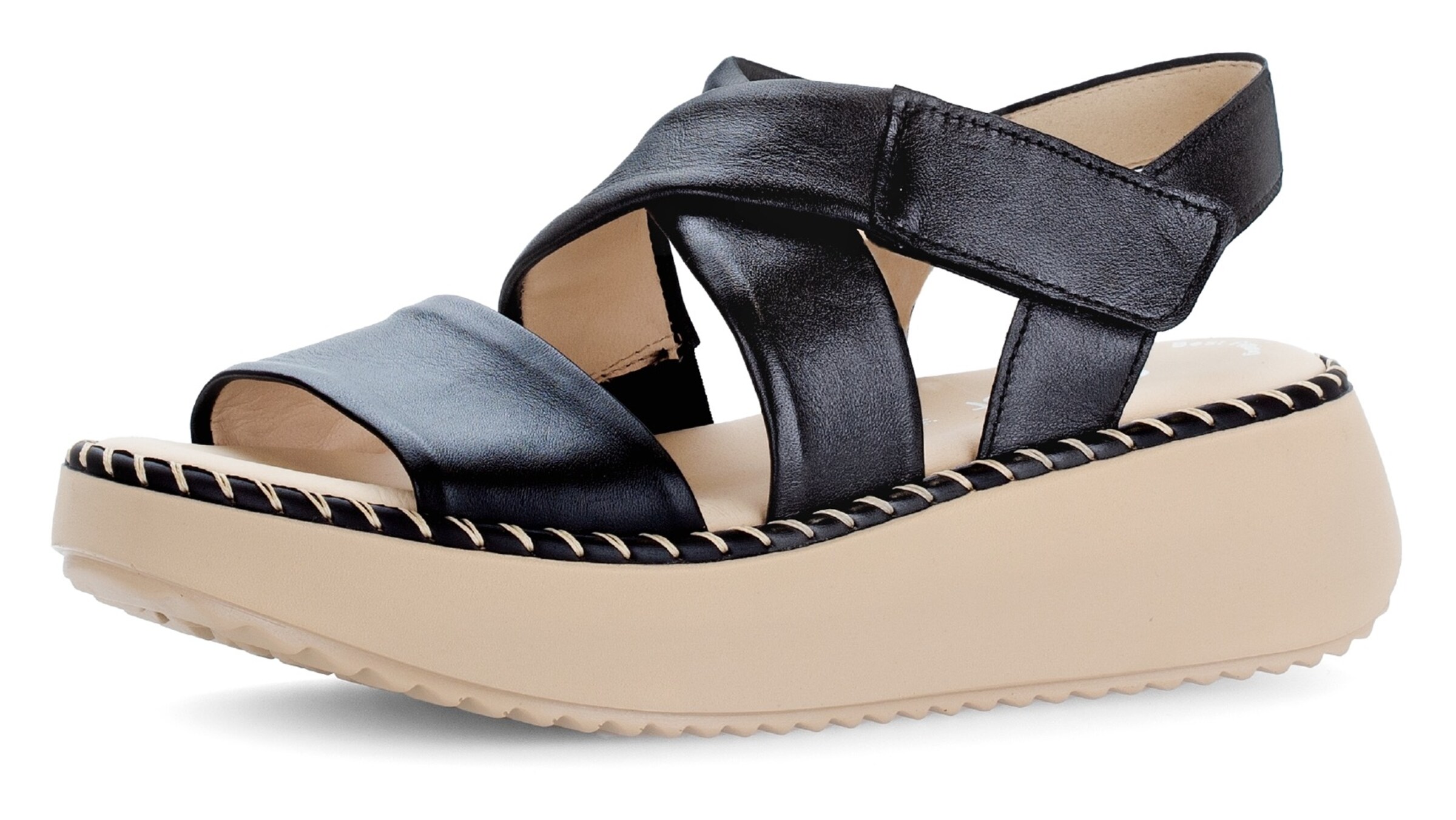 GABOR Sandals in Black: front