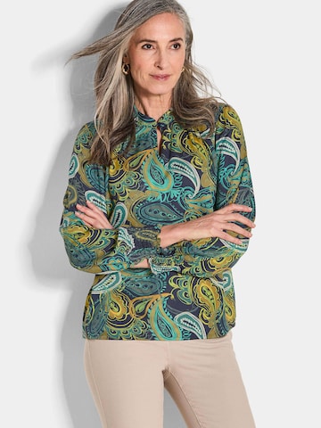 Goldner Blouse in Groen: voorkant
