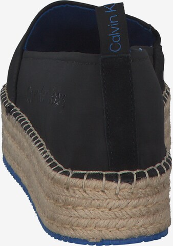 Espadrilles 'YW0YW00989' Calvin Klein en noir