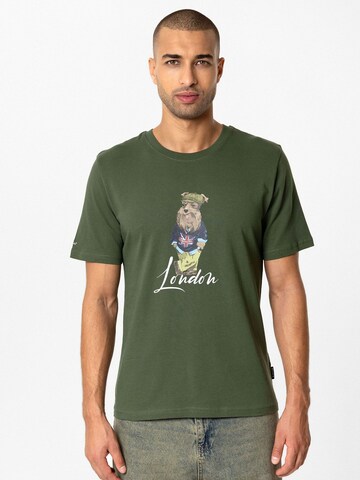 Williot T-Shirt 'Cosimo' in Grün: Vorderseite