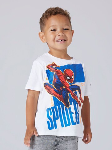 NAME IT Särk 'Spider-Man', värv valge: eest vaates