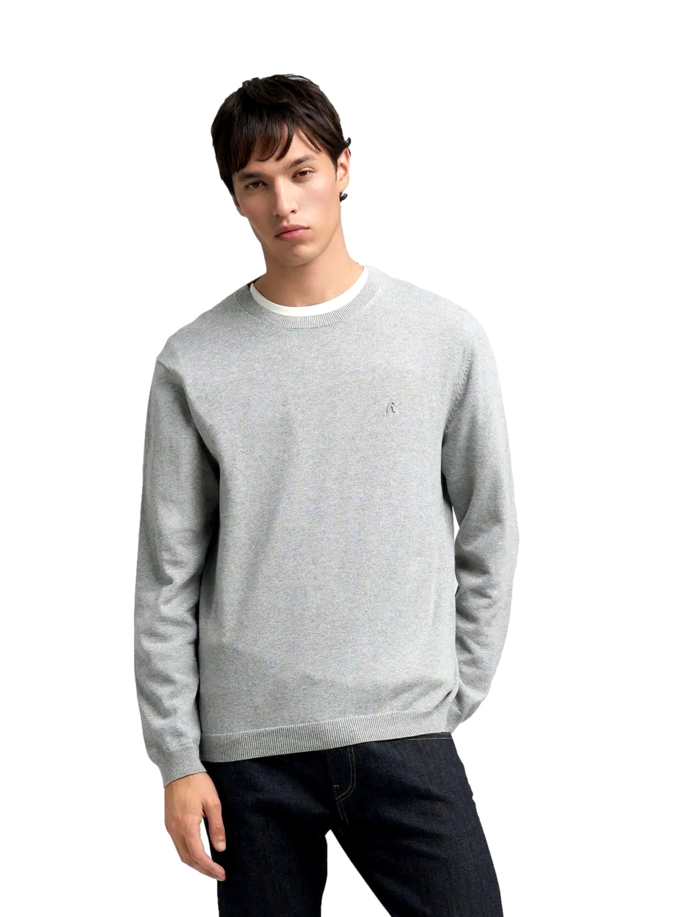 REPLAY Sweater in Grey: front