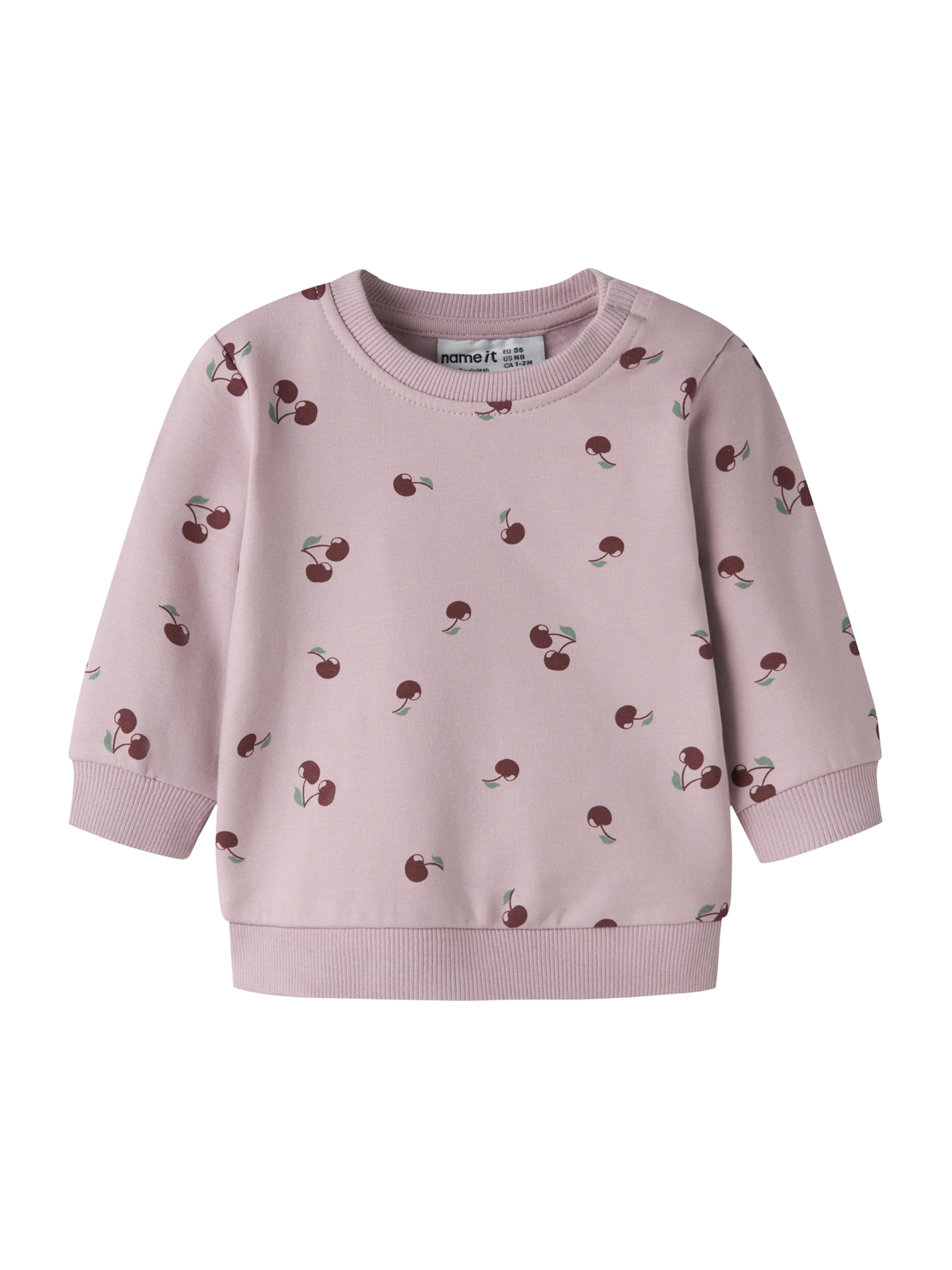 NAME IT Sweatshirt 'NBFVIMONE' in Pink: front