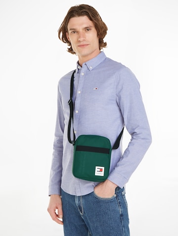 Borsa a tracolla di Tommy Jeans in verde: frontale