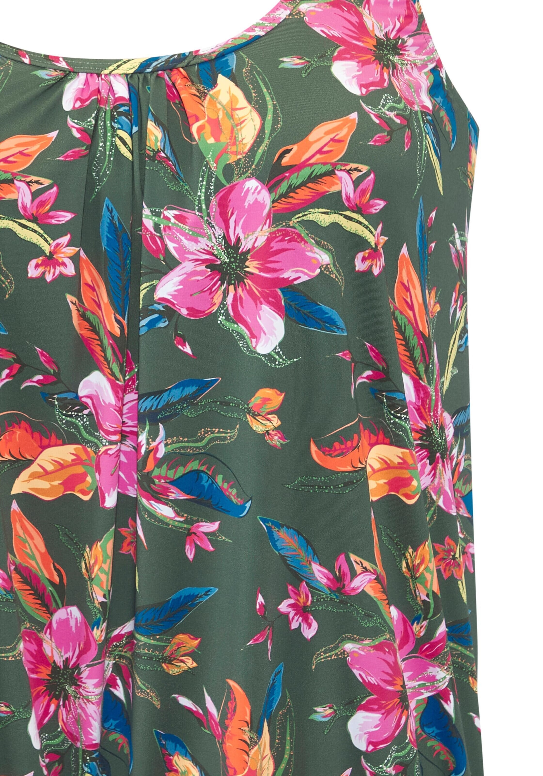 LASCANA Горнище на бански танкини в зелено