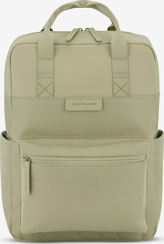 Kapten & Son Раница 'Bergen Pro' в зелено: отпред