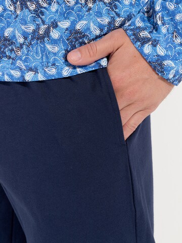 HOM Pyjama lang ' Vibe ' in Blauw